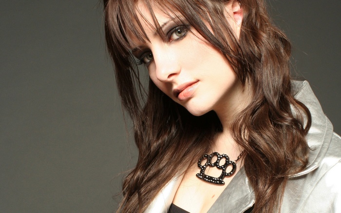 Susan Coffey with brass knuckle necklace