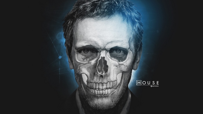 Gregory House Skull Face