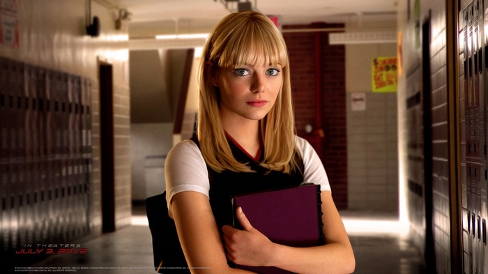 Emma Stone movies women Spider-Man Gwen Stacy The Amazing Spider-Man