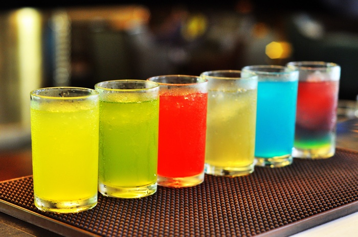 Colorful Drink Glass