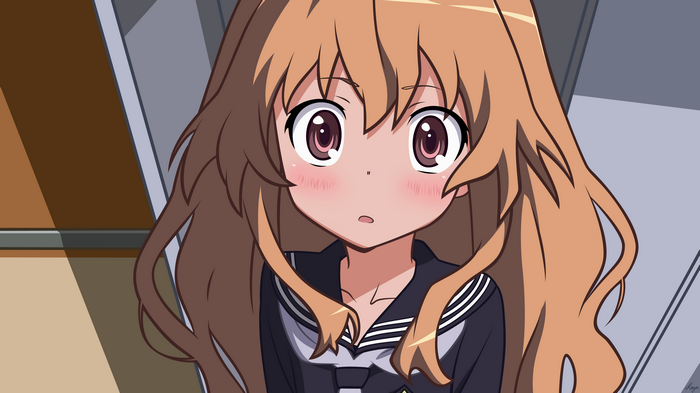 Aisaka Taiga from Toradora! in school uniform