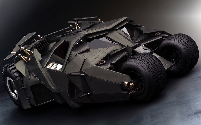 The Batmobile from Batman Begins