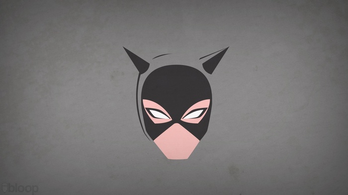 Minimalist Catwoman mask with ears