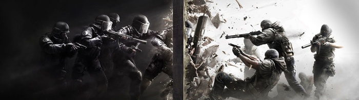 Rainbow Six: Siege tactical soldiers in action
