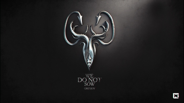 House Greyjoy Sigil from Game of Thrones