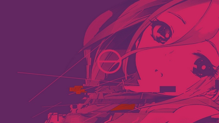 IA Vocaloid Anime Girl Glitch Art