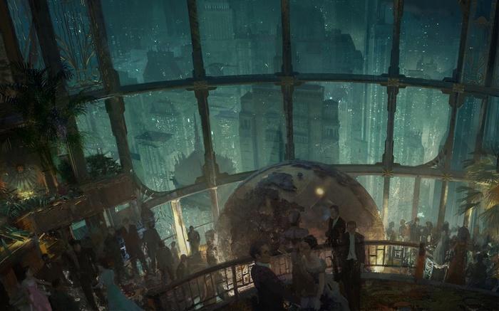 Artwork of Rapture from BioShock