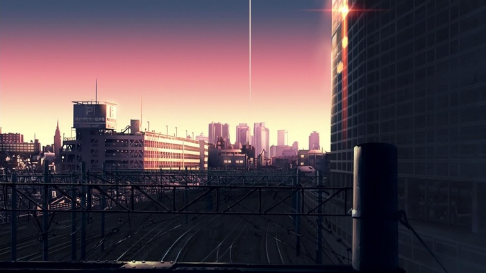The Place Promised in Our Early Days Anime Cityscape