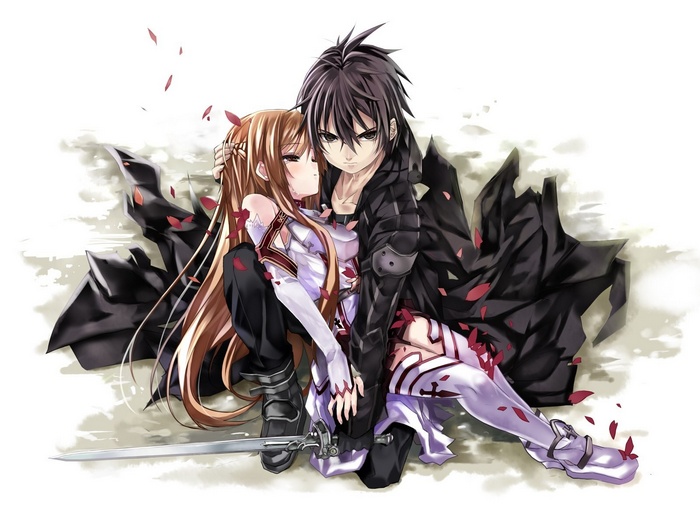 Kirito and Asuna from Sword Art Online