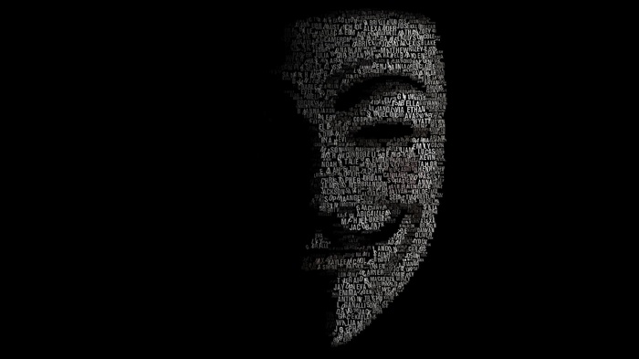 Black Background Anonymous V for Vendetta Fantasy Art Digital Art Mask Typographic Portraits Guy Fawkes Mask Minimalism