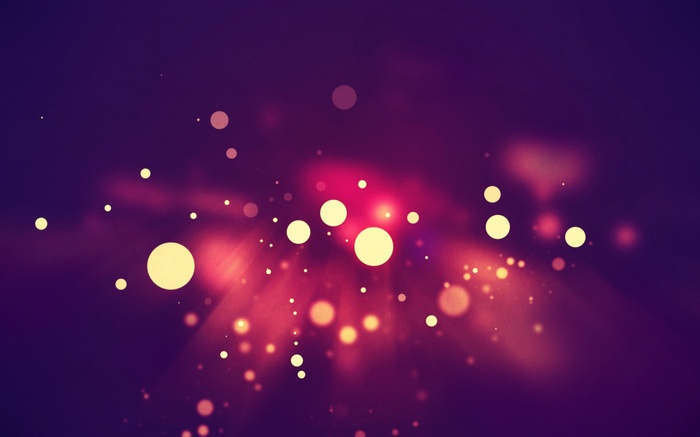 Abstract bokeh lights and purple background