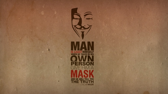 mask quote typography Anonymous Guy Fawkes Guy Fawkes mask digital art minimalism