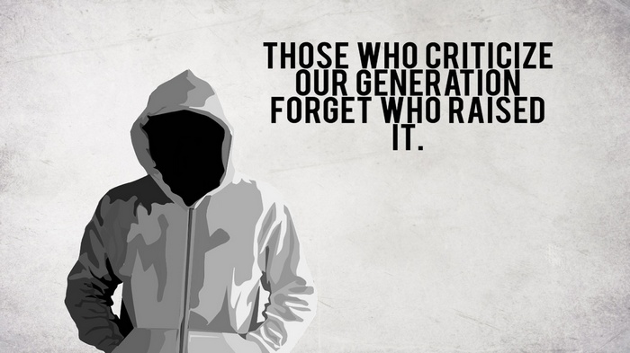hoods typography quote simple background