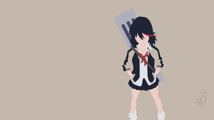 Matoi Ryuuko from Kill la Kill with Scissor Blade