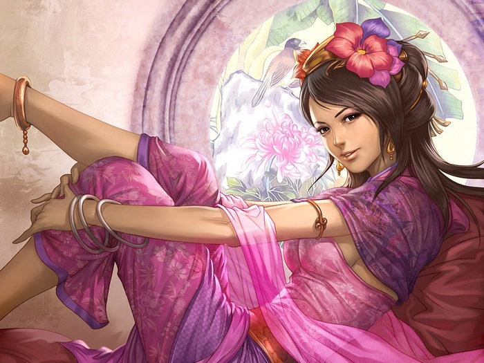 Diao Chan from Dynasty Warriors artwork