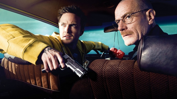 Walter White and Jesse Pinkman in Breaking Bad
