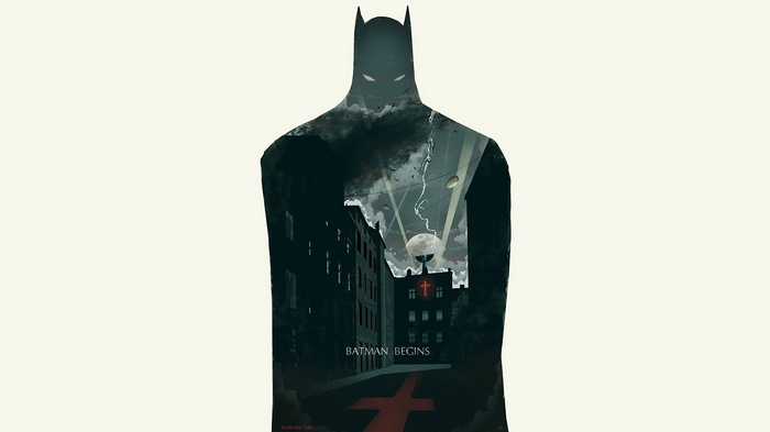 Batman Begins Silhouette Artwork