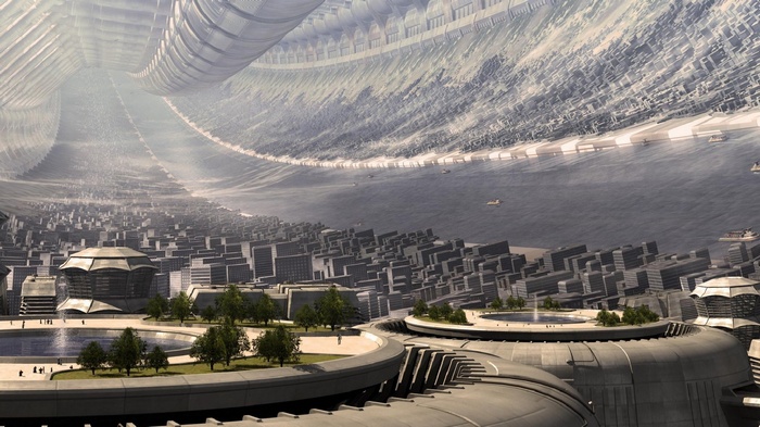 Mass Effect Citadel video game concept art