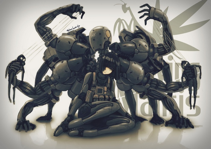 Screaming Mantis and BB Corps from Metal Gear Solid 4