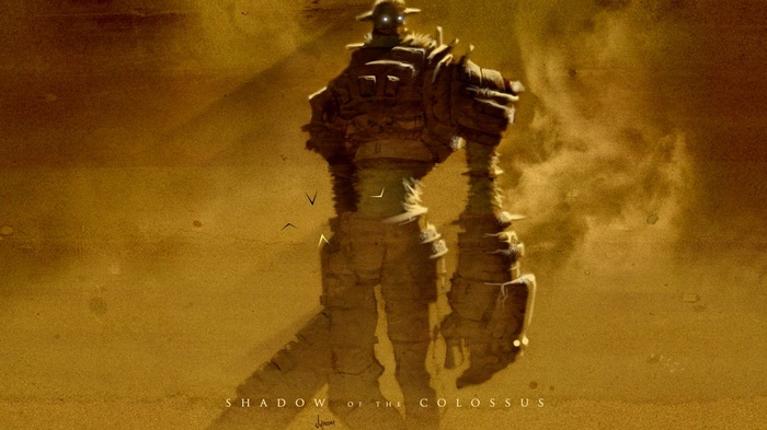 Shadow of the Colossus video game art