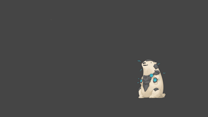 Volibear from League of Legends with cybernetic armor