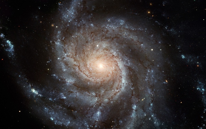 Spiral Galaxy in Deep Space