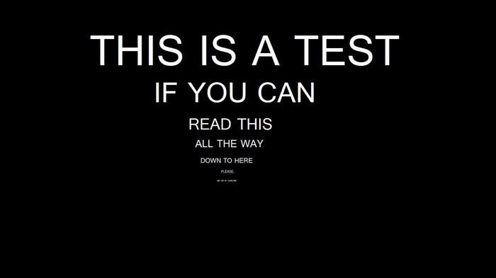 This is a test if you can read this