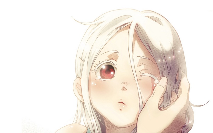 Shiro from Deadman Wonderland crying