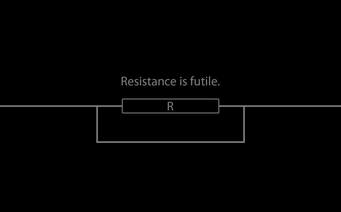 Resistance is futile resistor circuit