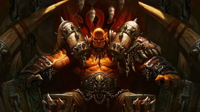 Garrosh Hellscream on the Throne