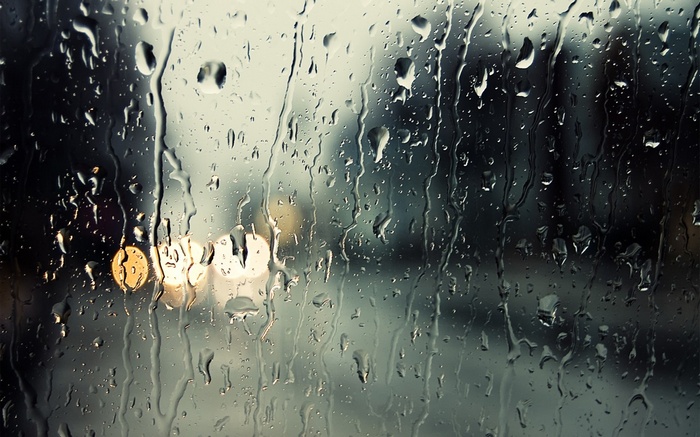 Water Drops Water on Glass Rain Bokeh Glass