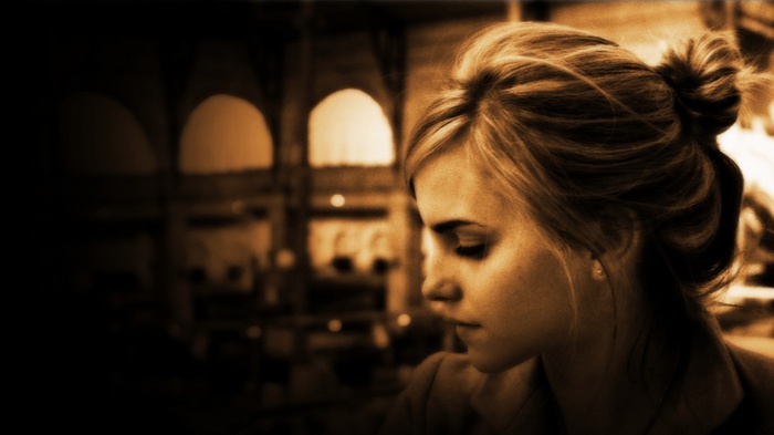 Emma Watson in profile