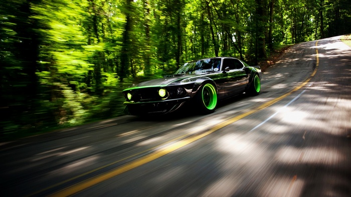Shelby Cobra road Ford Mustang RTR-X car Ford Mustang vehicle motion blur