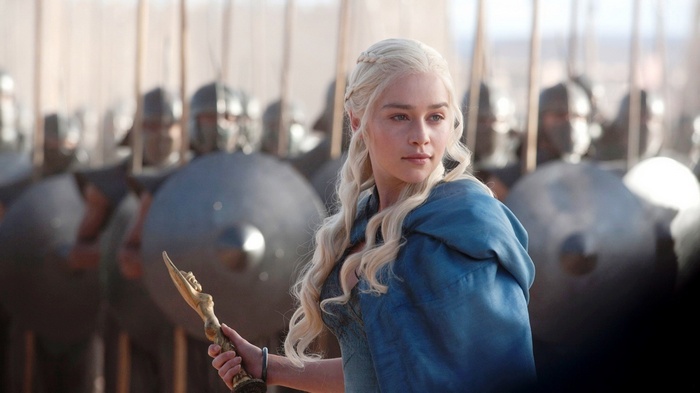 Daenerys Targaryen with Unsullied Army in Game of Thrones