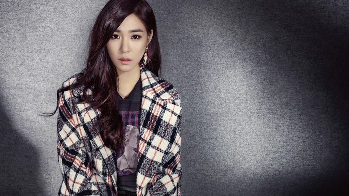Tiffany Hwang in a Plaid Jacket