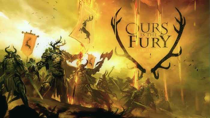 House Baratheon "Ours is the Fury" Fantasy Art