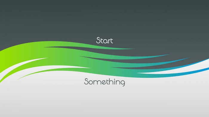 Start Something abstract digital art