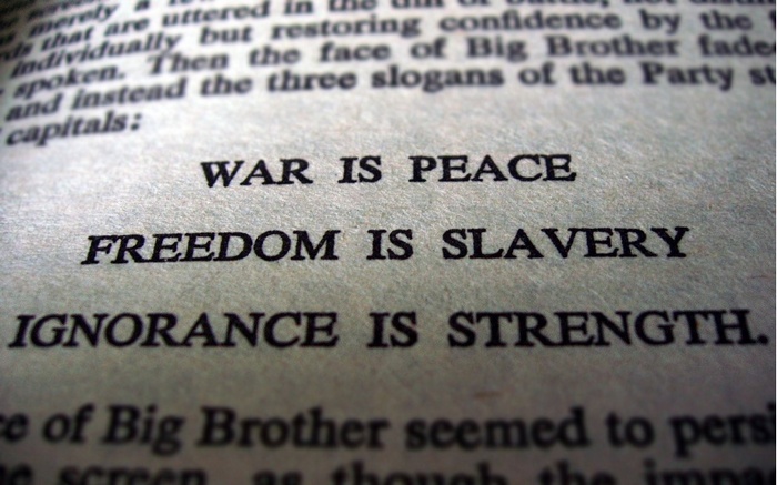 1984: War is Peace, Freedom is Slavery, Ignorance is Strength