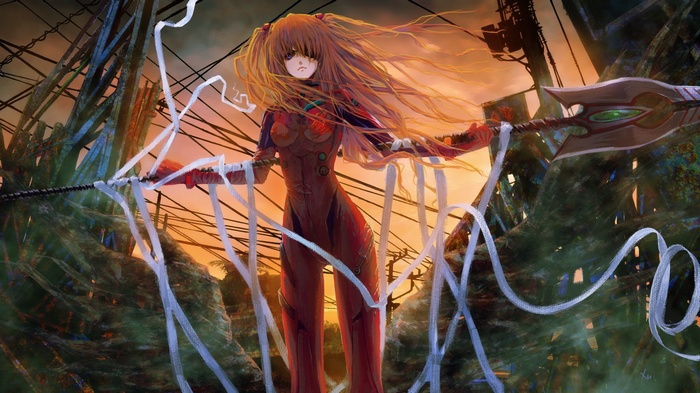 Asuka Langley Soryu Asuka Langley Shikinami Neon Genesis Evangelion Anime Girls Plugsuit