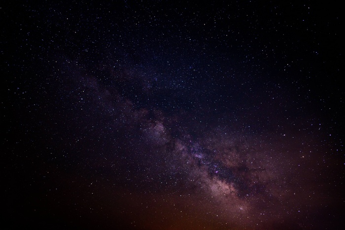 The Milky Way galaxy in the night sky