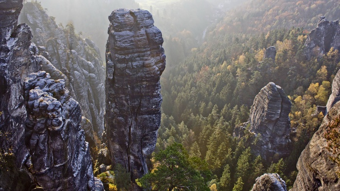 Saxon Switzerland National Park rock formations