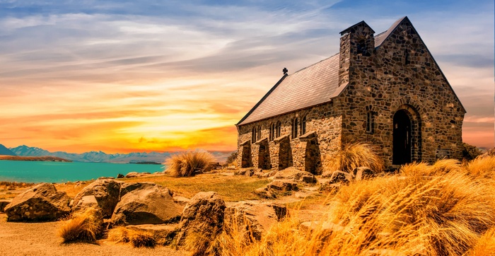 Church of the Good Shepherd at Lake Tekapo, New Zealand