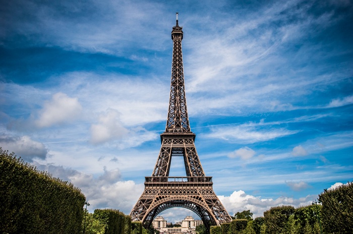 The Eiffel Tower in Paris, France