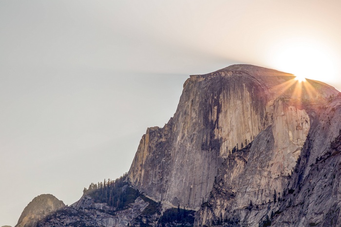 Half Dome Yosemite National Park at Sunrise