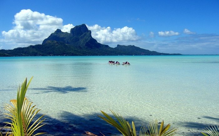 Jet Skis in Bora Bora Lagoon
