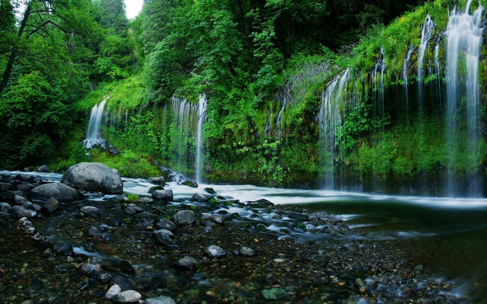 Mossbrae Falls in Northern California