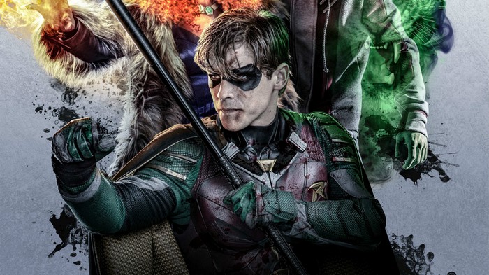 Titans TV Show Poster with Robin
