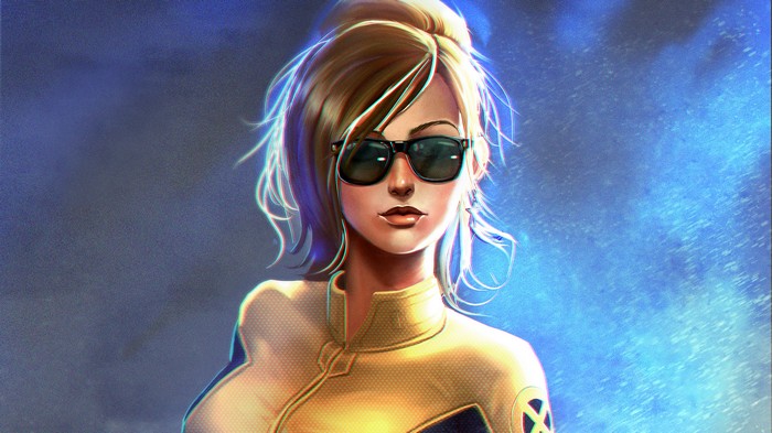 Artwork of Kitty Pryde from X-Men