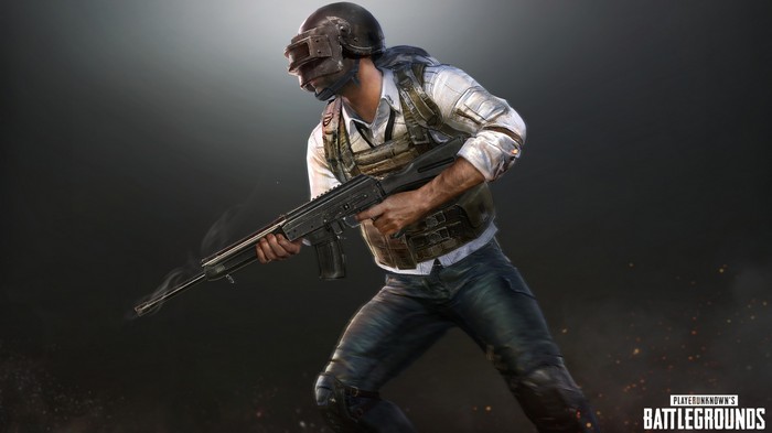 PlayerUnknown's Battlegrounds soldier with rifle