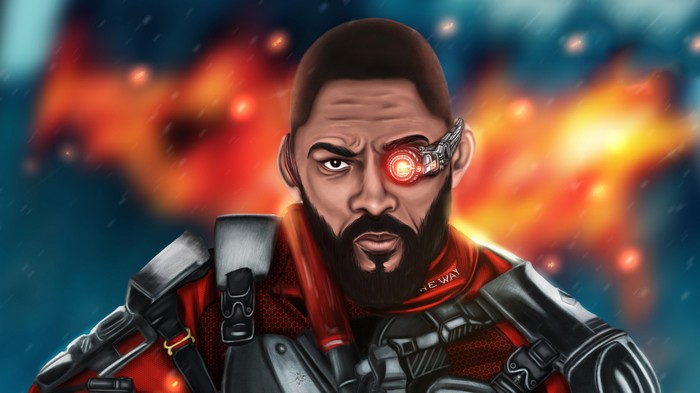 Deadshot artwork by Will Smith